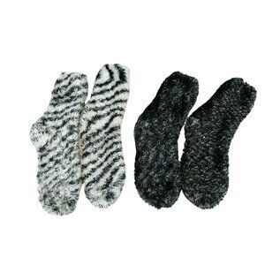 9-11 Black Polyester socks lot of 2  9d